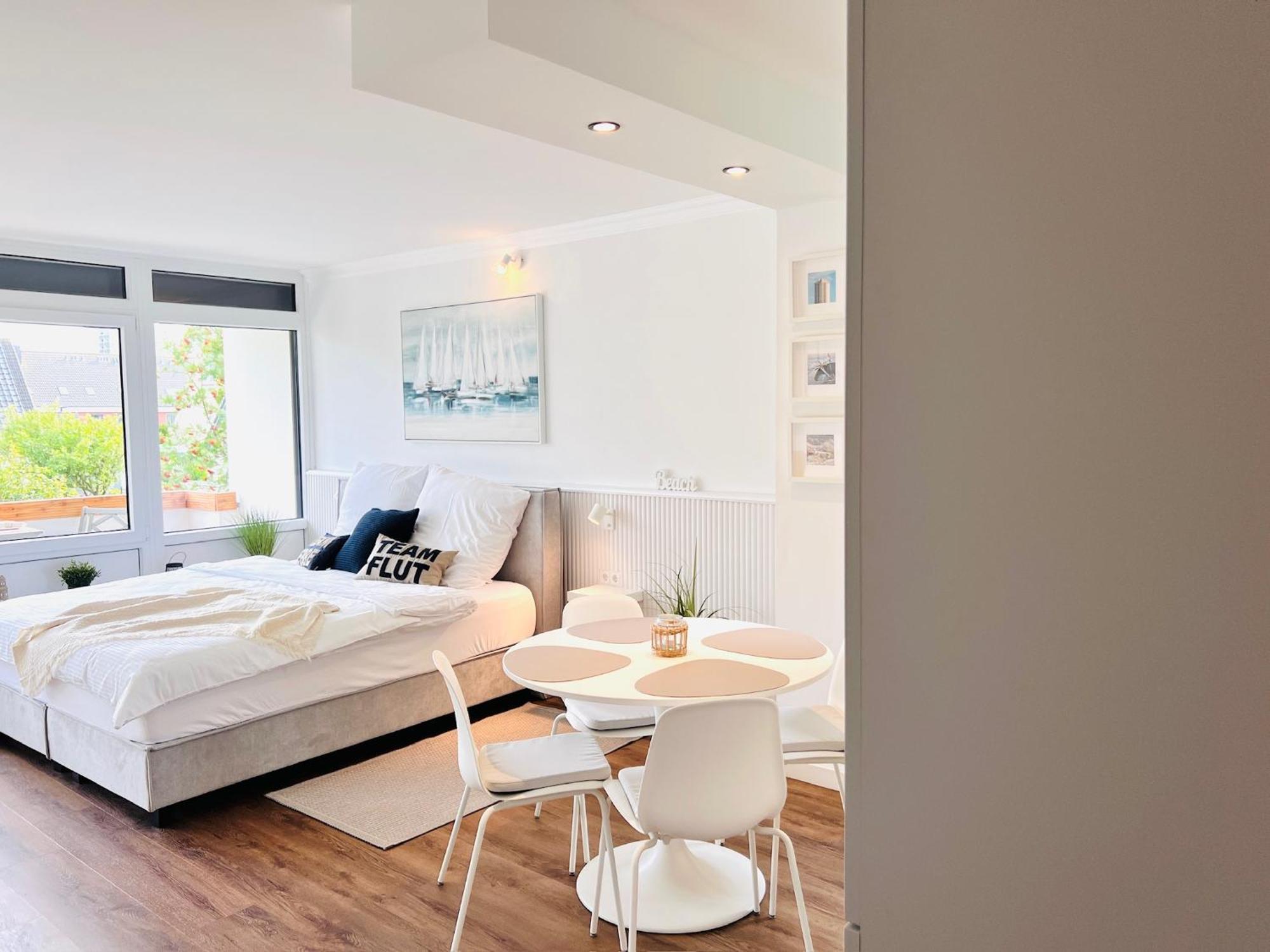 Neu - Frisch Renoviertes Ferienapartment "Waterkant" Büsum Zewnętrze zdjęcie