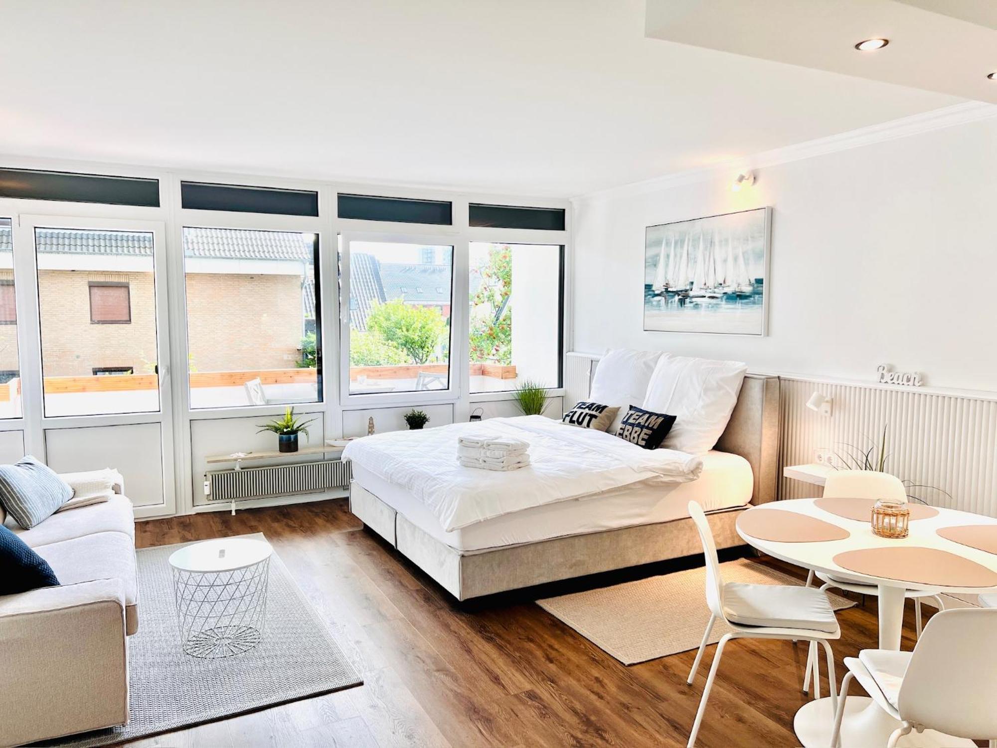 Neu - Frisch Renoviertes Ferienapartment "Waterkant" Büsum Zewnętrze zdjęcie